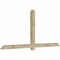 Ekena Millwork Eugene Rough Sawn Timber Gable Bracket, Douglas Fir, 96"W x 44"H x 4"D x 4"F, 11/12 Pitch GBW096X44X0404EUG00RDF - alternate 4